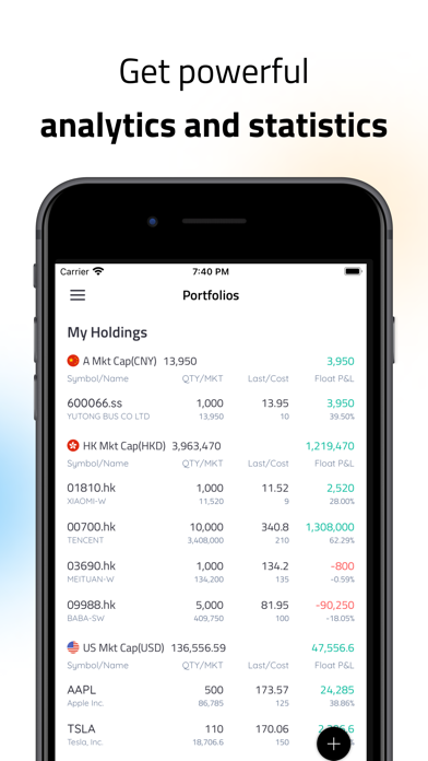 Slog: Budget&Portfolio Tracker Screenshot