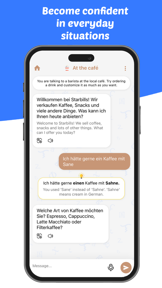 #6. LangAI: AI Language Learning (iOS) Podle: FABIAN MARTIN