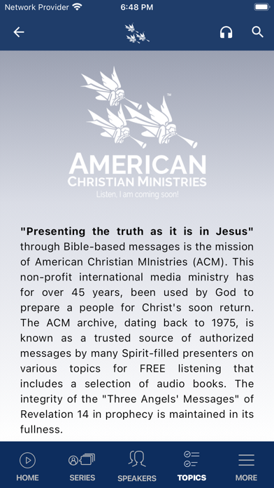 American Christian Ministries Screenshot
