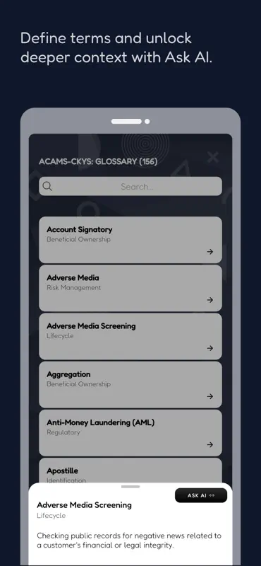 ACAMS AML Prep: with AI screenshot 6 of 7