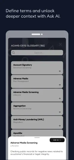 ACAMS AML Prep: With AI iPhone Screenshot 6