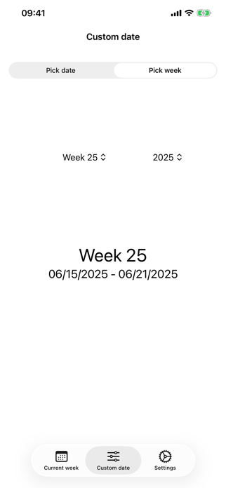 Calendar Week Screenshot 4 of 8