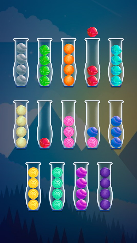 #2. Ball Sort - Color Tube Puzzle (iOS) By: Tatem Games Ltd