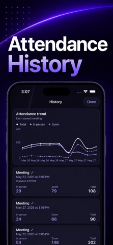 Meeting Count screenshot
