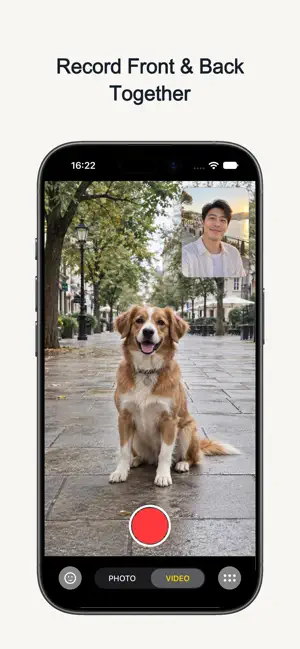 DuoShot: Dual Camera Recorder screenshot 1