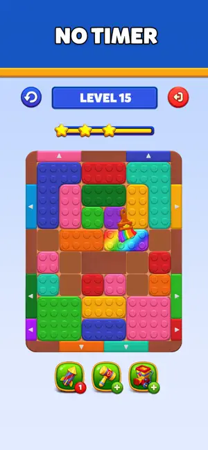 Block Jam Out: No Timer Puzzle screenshot 1
