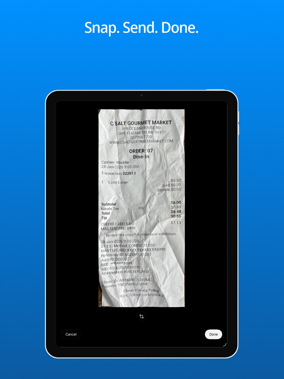 iPad screenshot