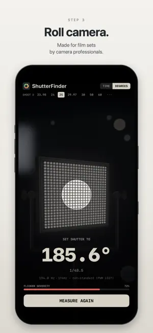 ShutterFinder: Flicker Meter screenshot 3