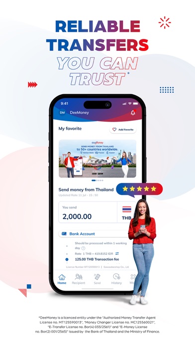 DeeMoney-Global Money Transfer Screenshot