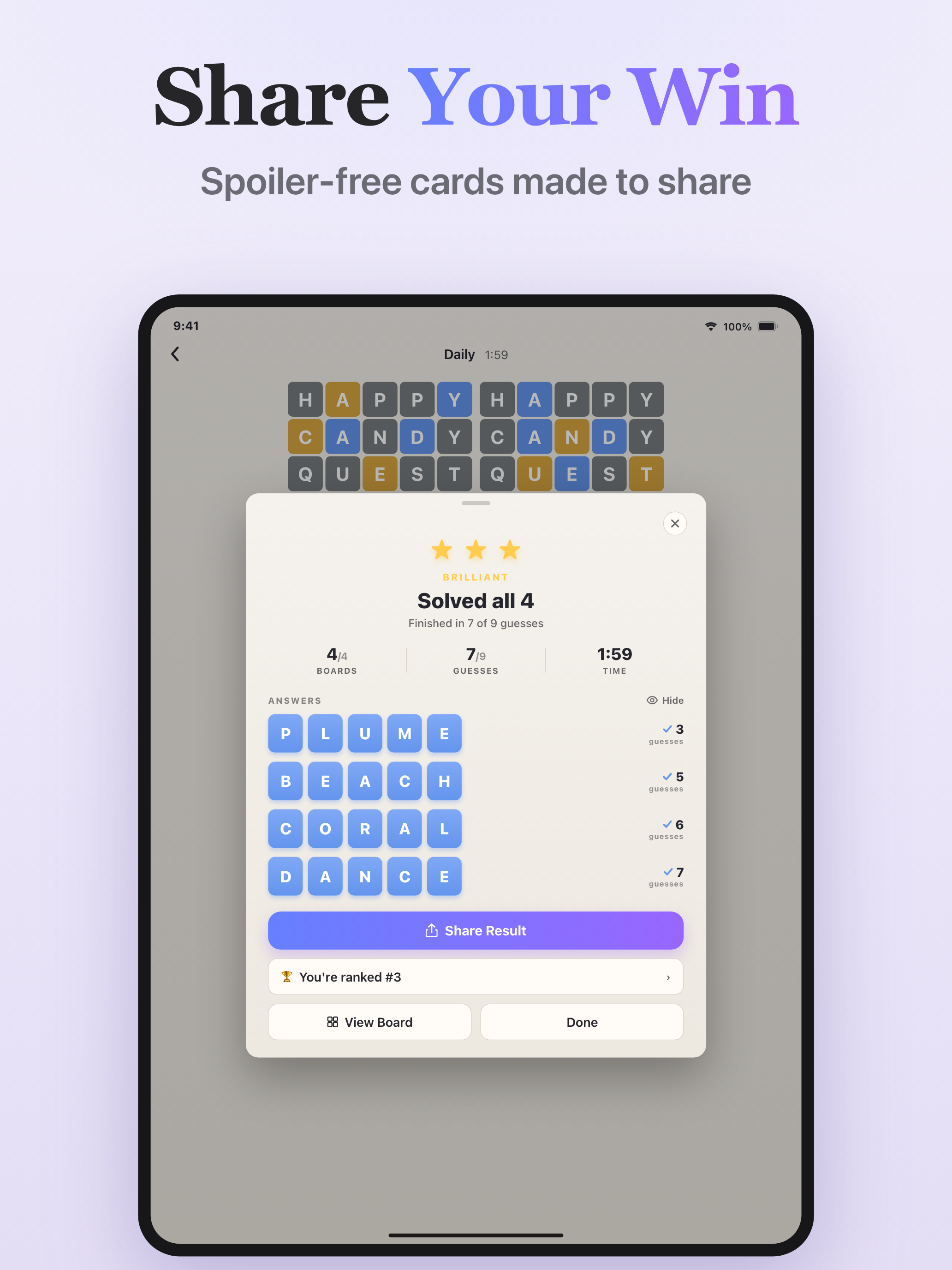 Quad Puzzle: Daily Word Game screenshot 12