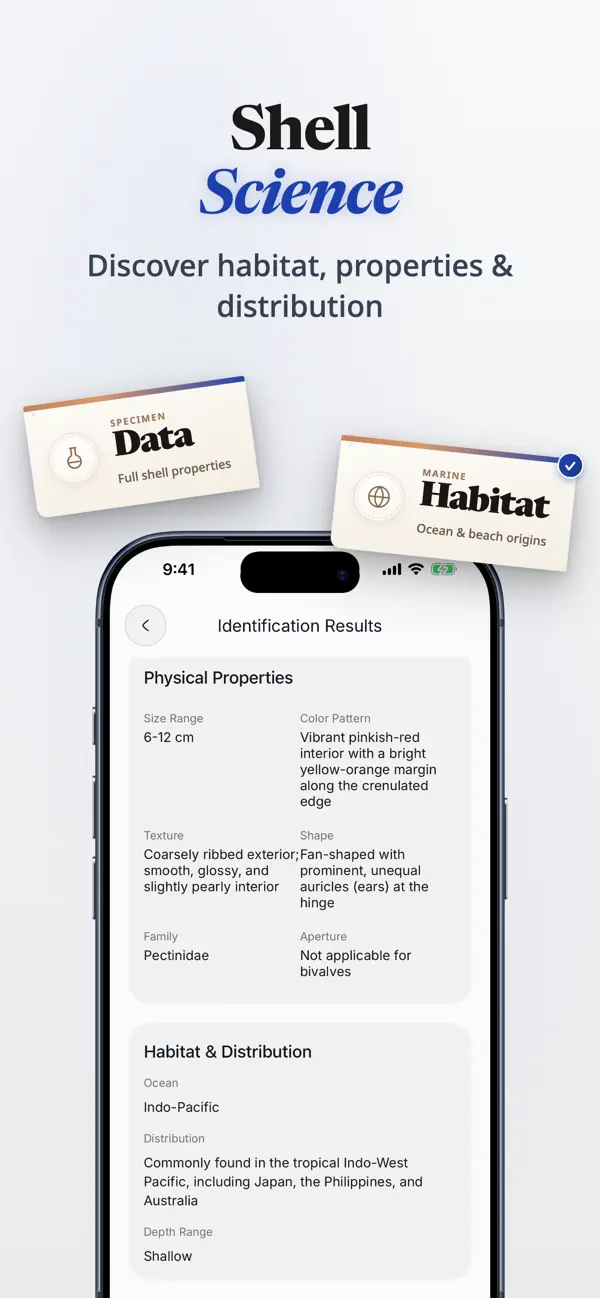 #4. ShellSnap:Sea Shell Identifier (iOS) Ved: JACOB COX