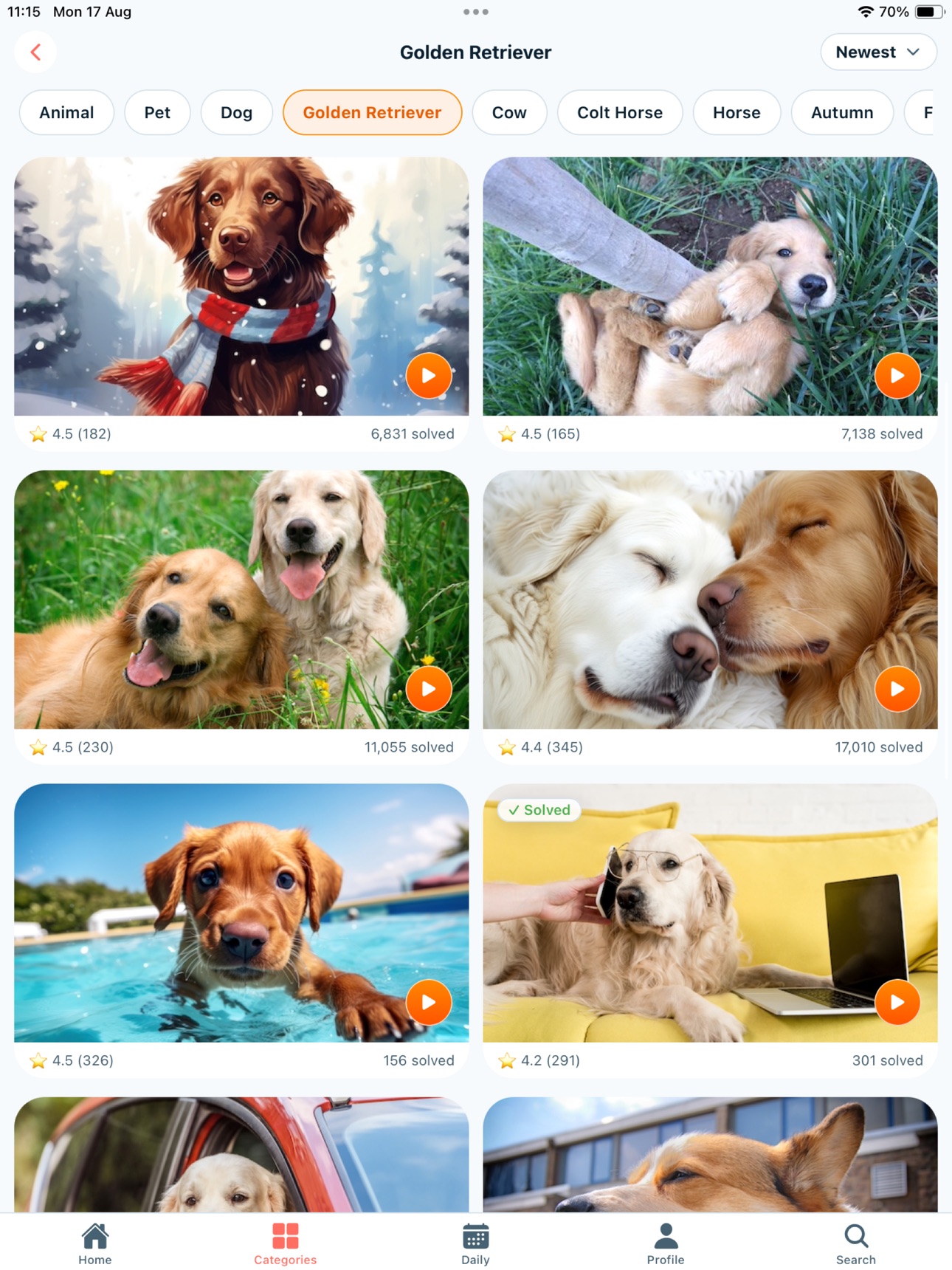 Screenshot 4 of Jigsaw Puzzle Game - JSPuzzles
