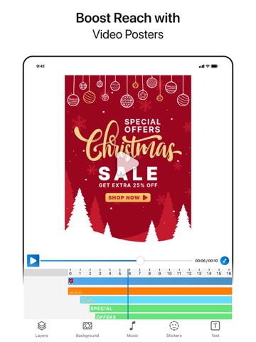 Poster Maker Flyer Maker iPad screenshot