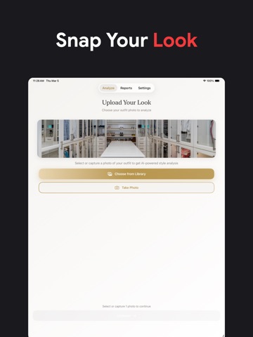 Votique: AI Outfit Analyzer iPad screenshot