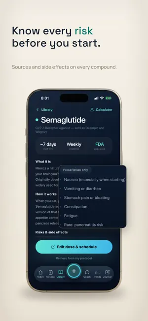 Peptide Vault: Peptide Tracker screenshot 4