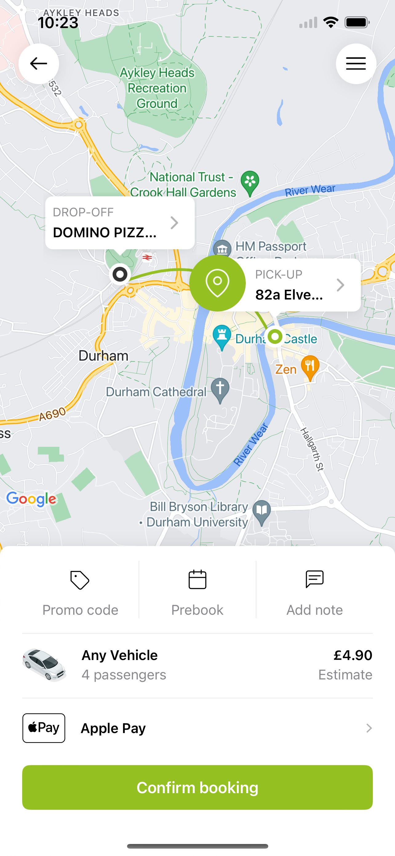 Nearby Durham Taxis