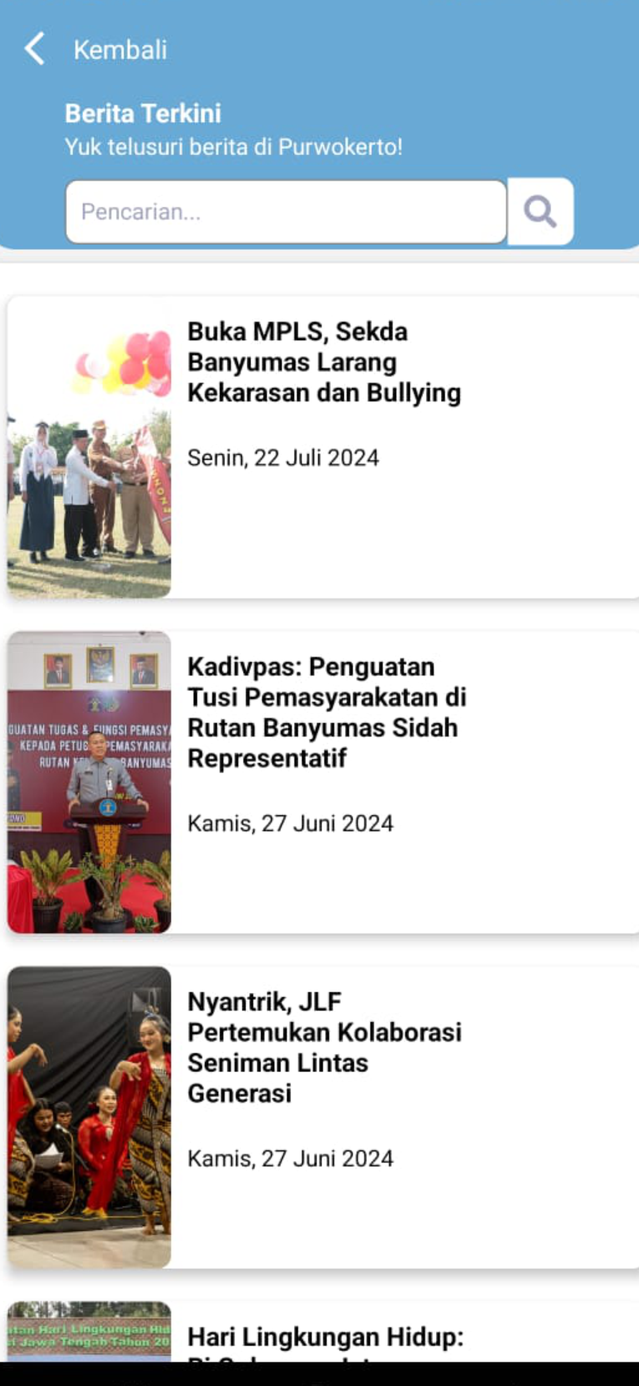 Satu Portal Banyumas PAS