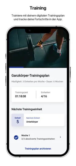 Screenshot von GymLab auf dem iPhone 4
