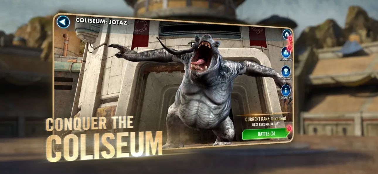 Star Wars™: Galaxy of Heroes iOS Mod IPA screenshot 2 - iOS game interface