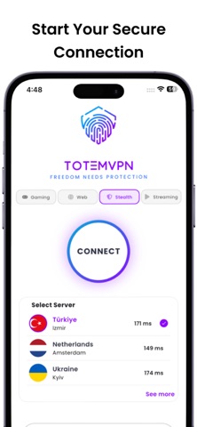 TOTEM VPN Screenshot 1 of 4