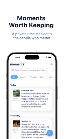 Momentan: AI Personal CRM screenshot