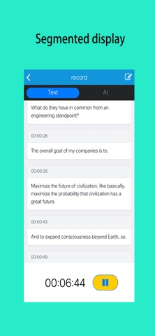 VNote-Transcribe & Summarize Screenshot 2 of 3