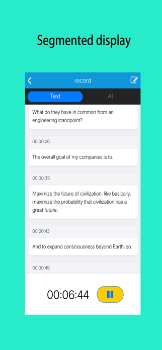 VNote-Transcribe & Summarize Screenshot 2 of 3