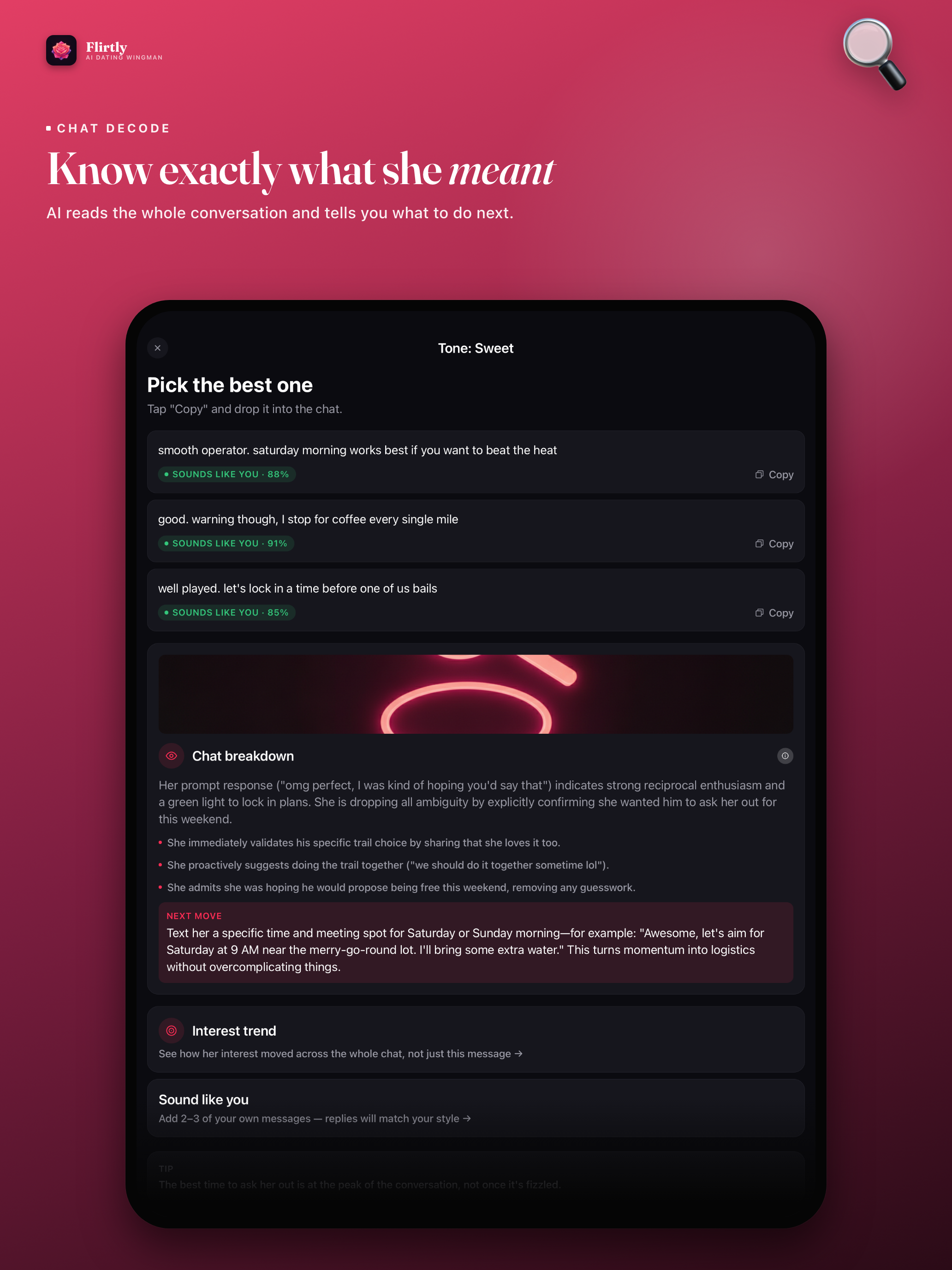 Flirtly AI: Flirt Dating, Rizz screenshot 14