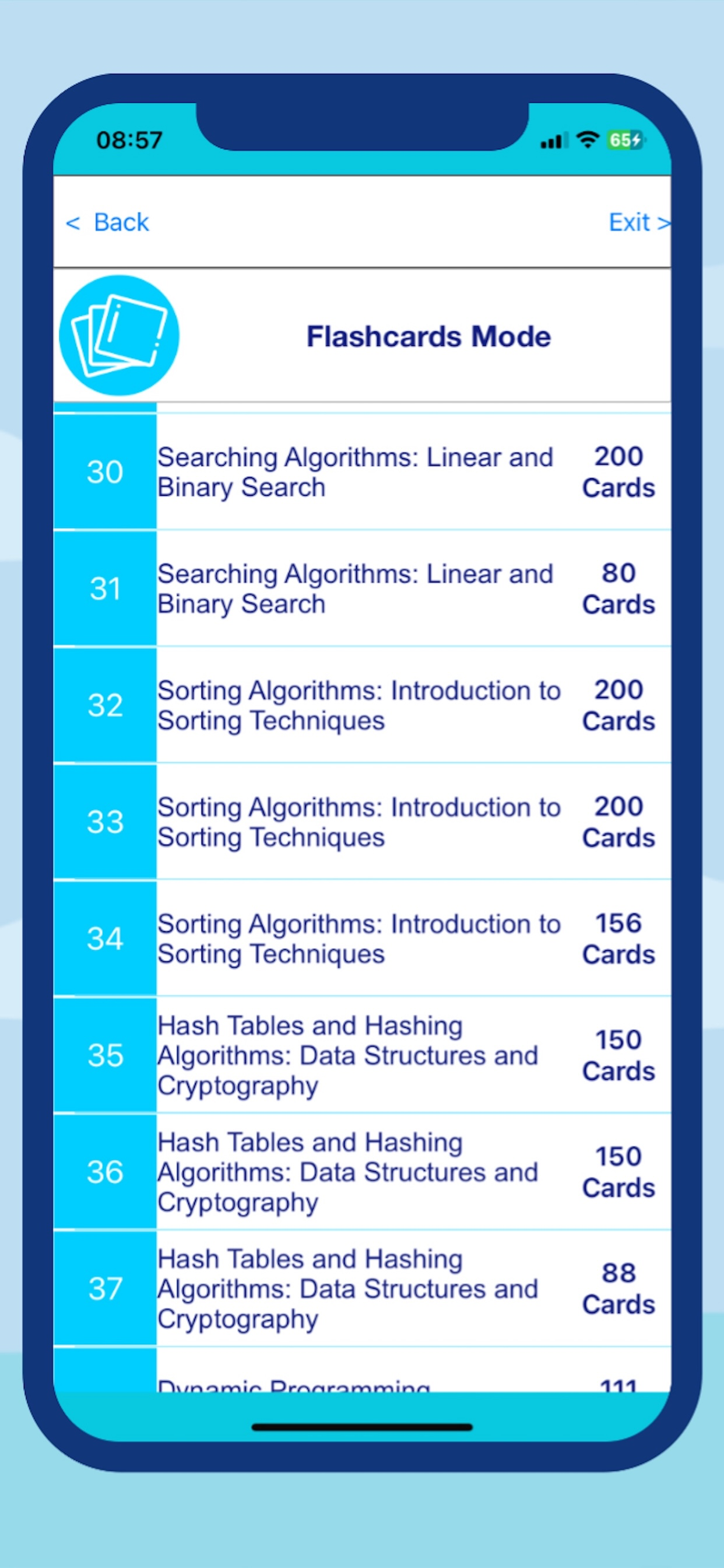 DSA Exam Review screenshot 5