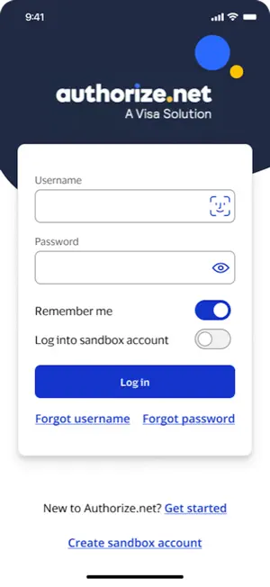 Authorize.net 2.0 screenshot 1