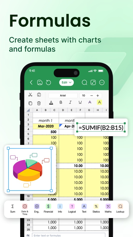 #4. XLSX Sheets: Edit Spreadsheet (iOS) Podle: Rhophi Analytics LLP