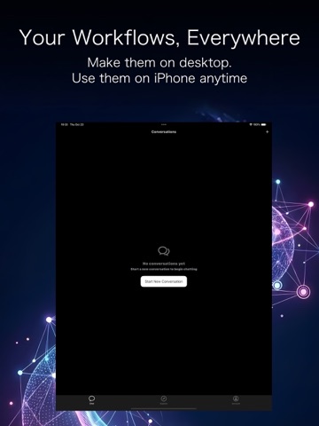 ChatThread: AI Chat & Workflow iPad screenshot