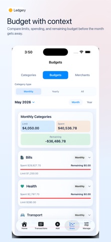 Ledgery screenshot