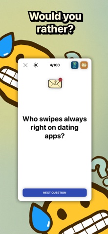 100 Questions • Party Exposed iPhone screenshot