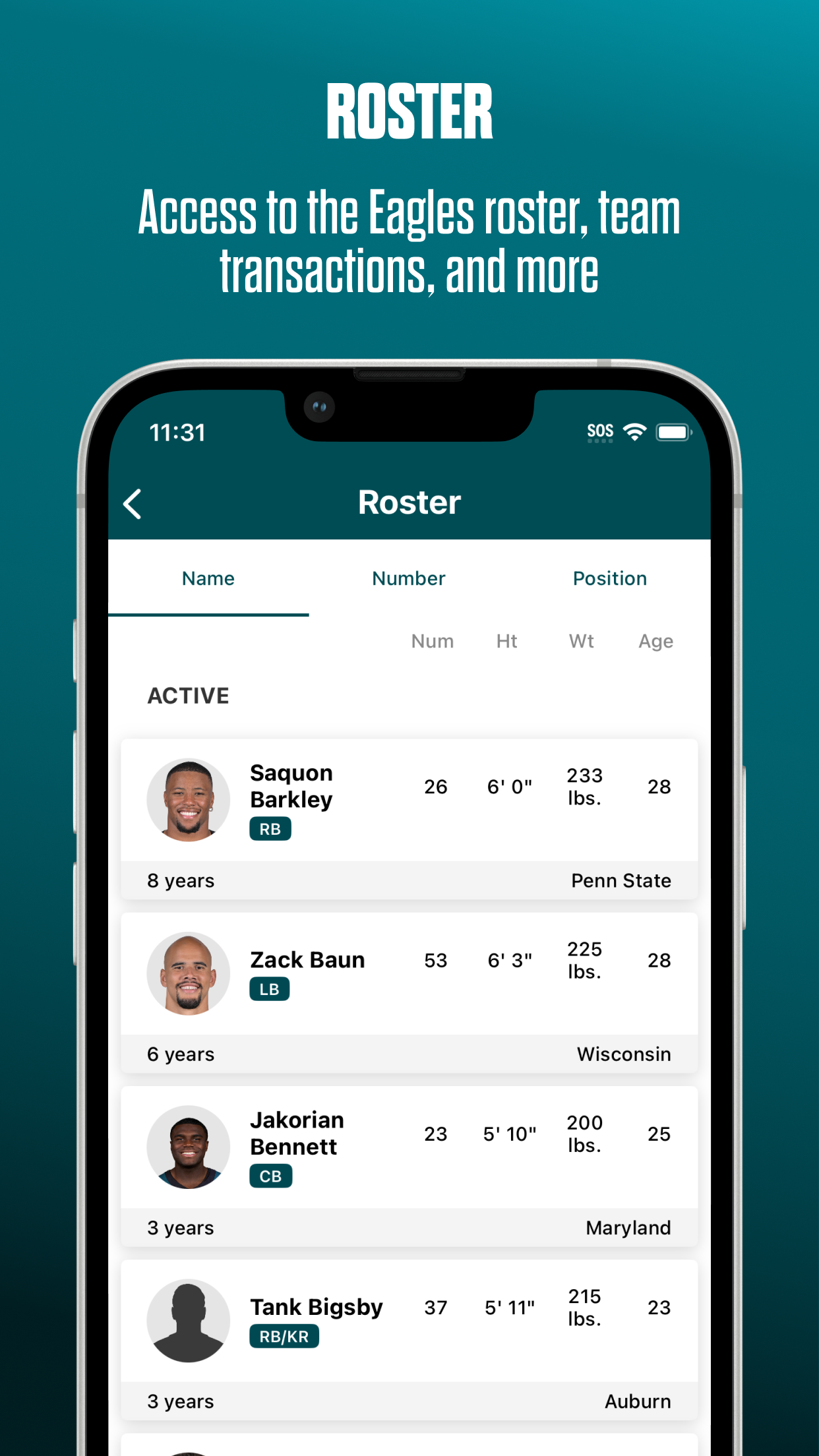 Philadelphia Eagles screenshot 4