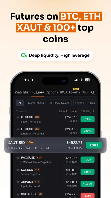 Delta Exchange: Crypto Options screenshot 3 of 8