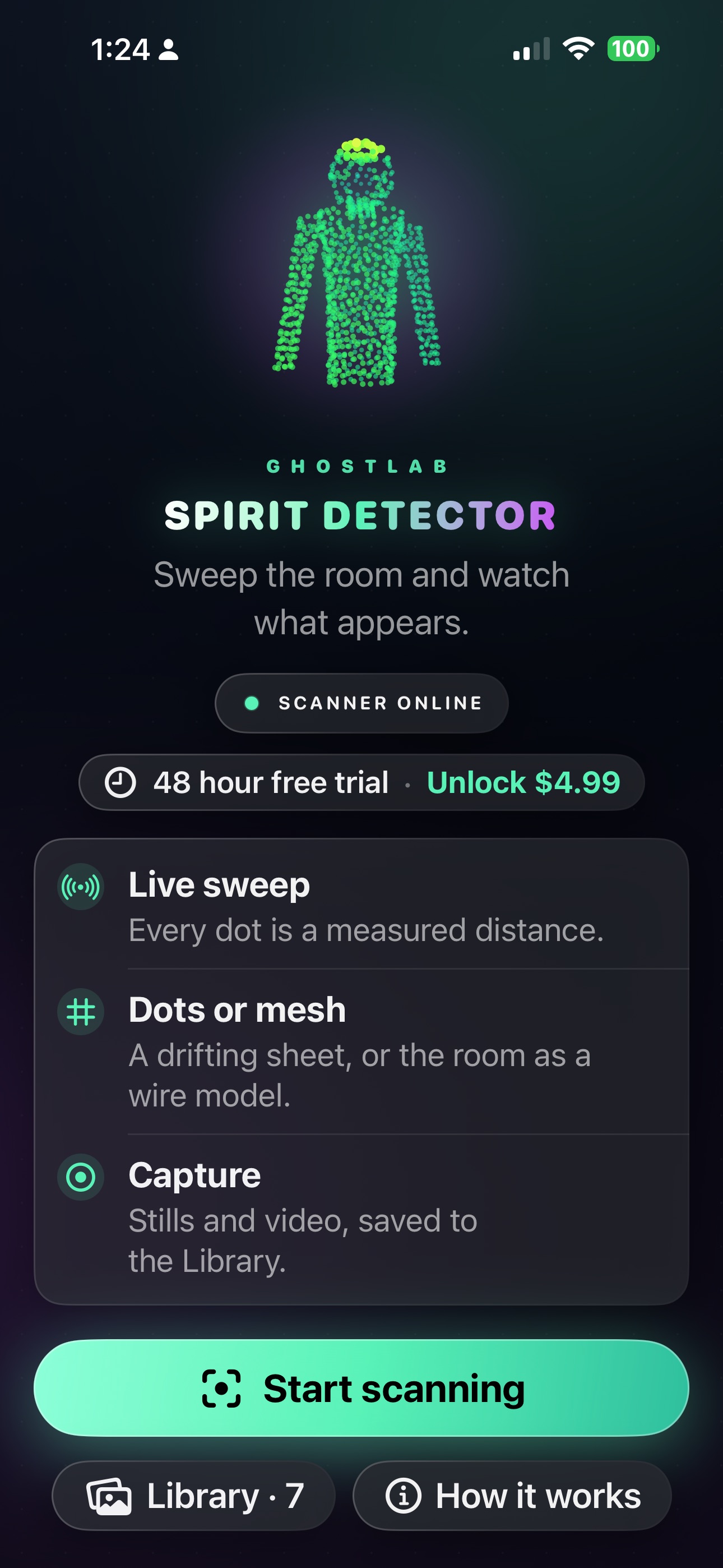 Screenshot 1 of GhostLab: Spirit Detector