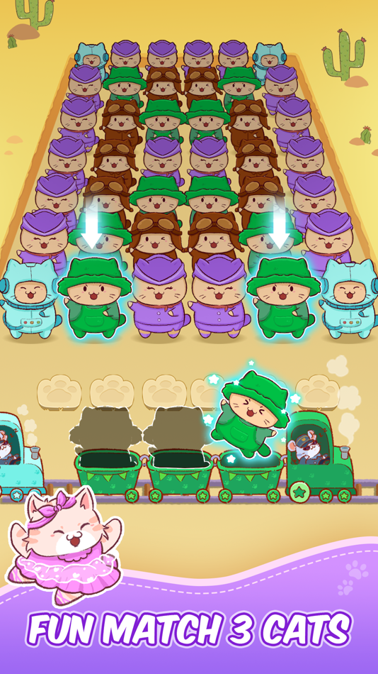 #2. Cat Jam - Match Puzzle Game (iOS) 由: WingsMob Global Ltd.