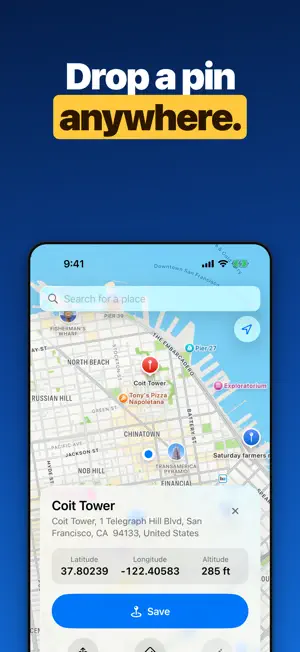 Pin Location: GPS Map Camera screenshot 2