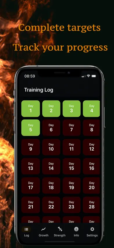 Bigger Men - Gym workouts plan screenshot 1