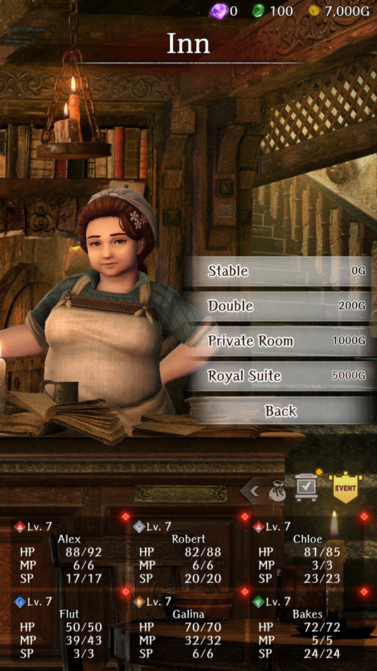 #6. Wizardry Variants Daphne (iOS) 由: Drecom Co., Ltd.