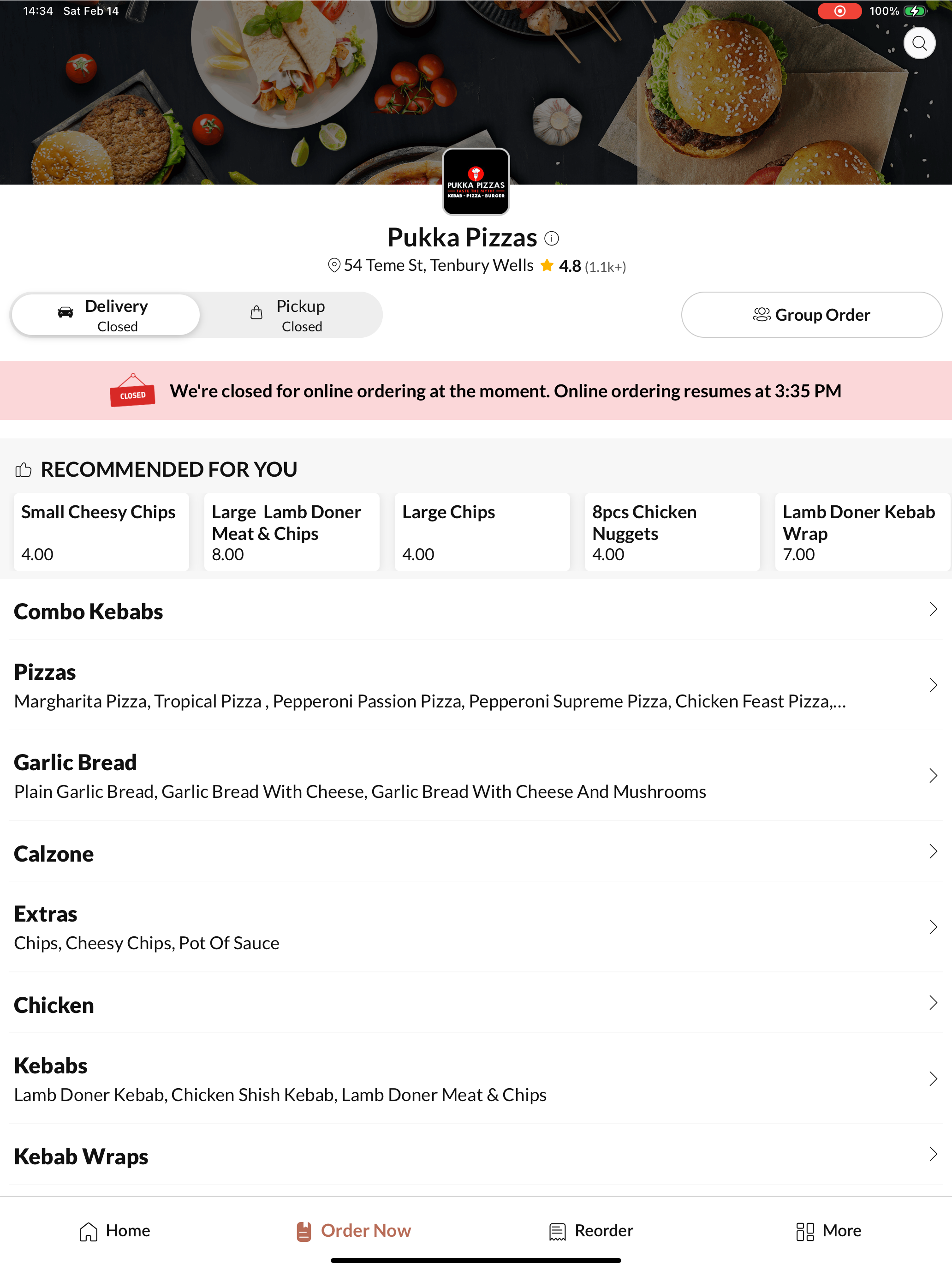 Pukka Pizzas
