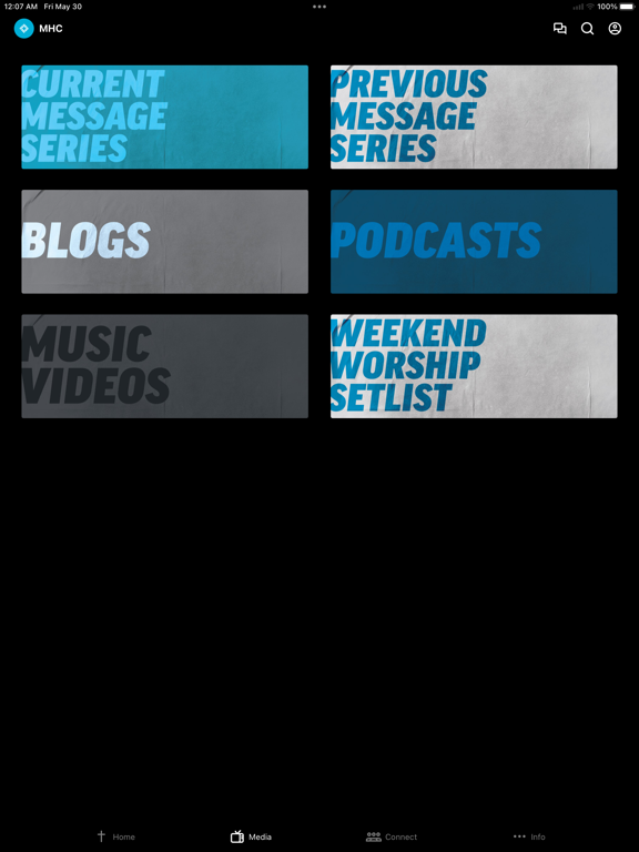 Mission Hills Church iPad screenshot 2 - Education app