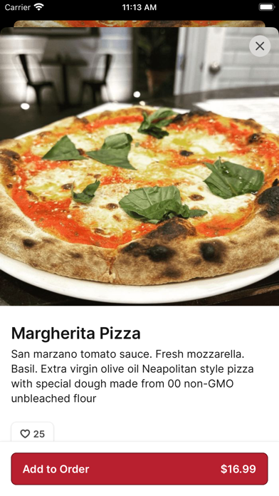 HillCrust Pizza iPhone screenshot 3 - Food & Drink app