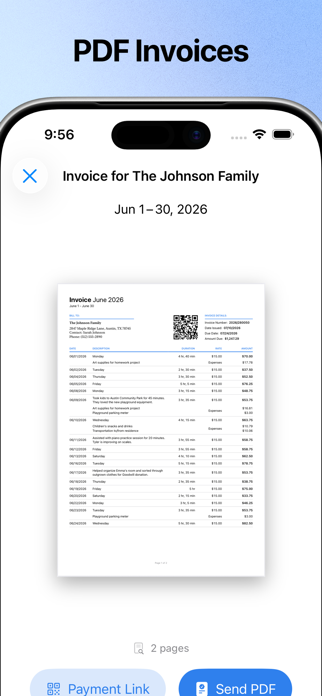 WorkHourly: Hours Tracker Screenshot 3 of 9