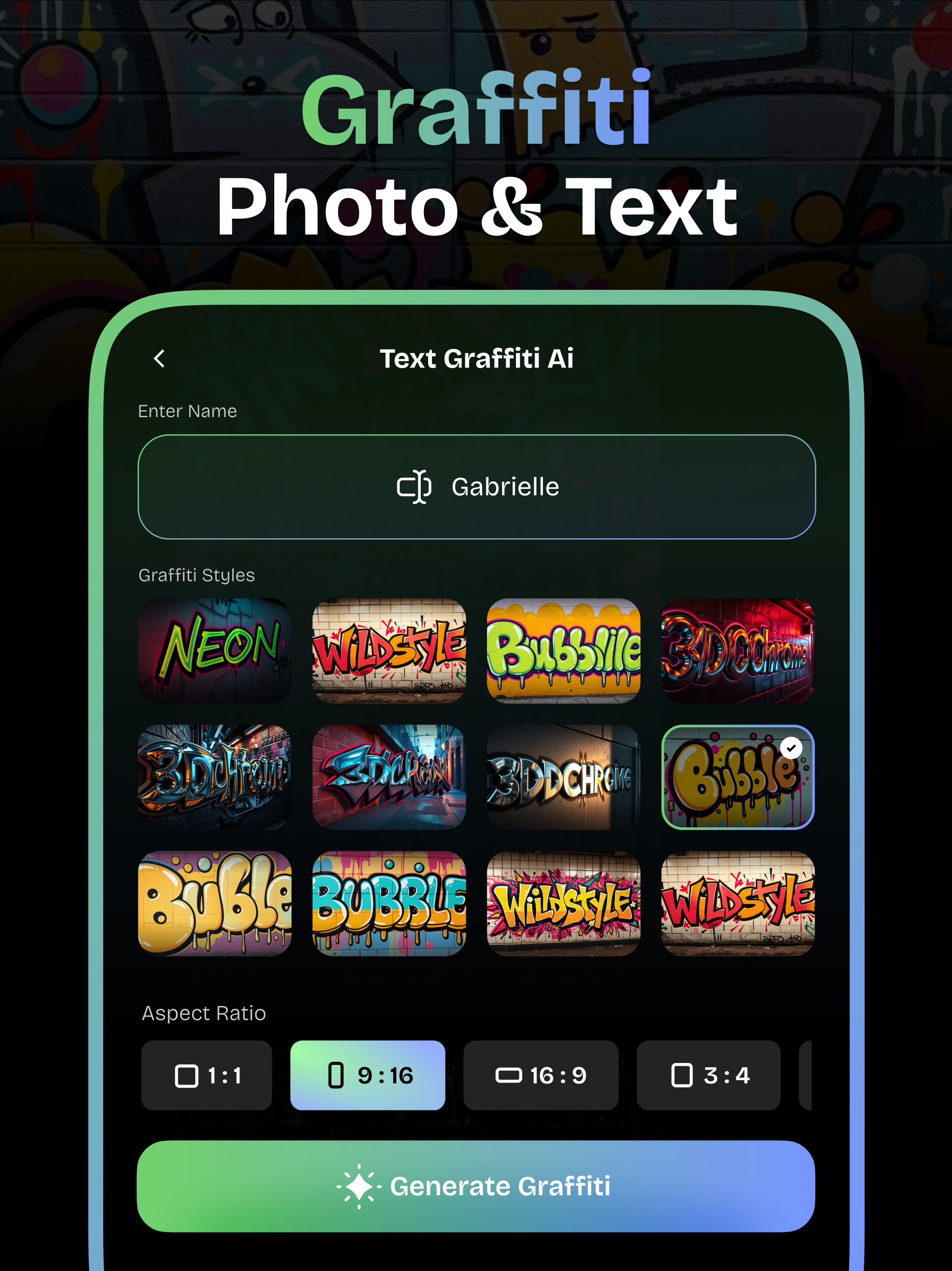 Graffiti AI: Graffiti Text Art