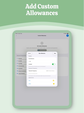 MyRoster - For Shift Workers iPad screenshot 9