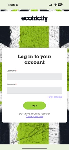 Ecotricity App Screenshot 1 of 4