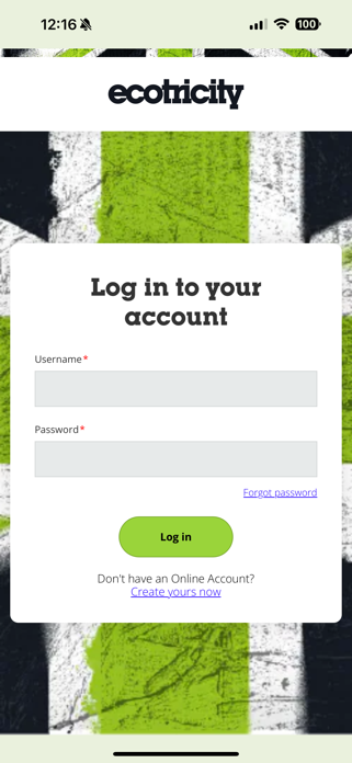 Ecotricity App Screenshot 1 of 4