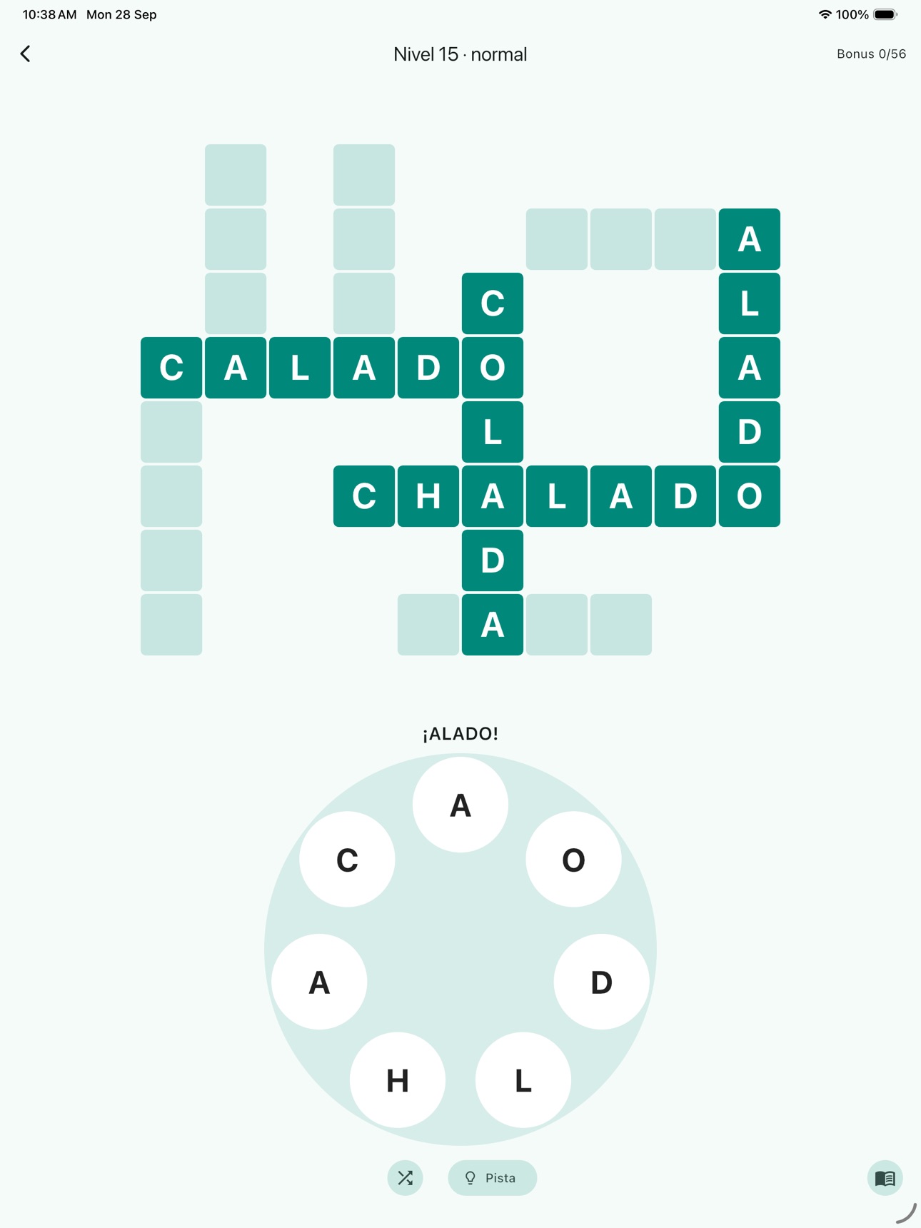 Screenshot 5 of Palabrio: Spanish Word Puzzles